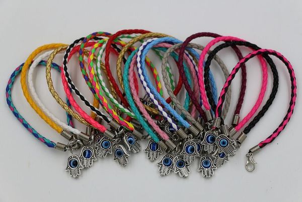 горячее надувательство! 60 шт. leatheroid плетеный фатима рука вращение дурной глаз подвески кожаные браслеты diy ювелирные изделия 57 - цве, Golden;silver
горячее надувательство! 60 шт. leatheroid плетеный фатима рука вращение дурной глаз подвески кожаные браслеты diy ювелирные изделия 57 - цве, Golden;silver