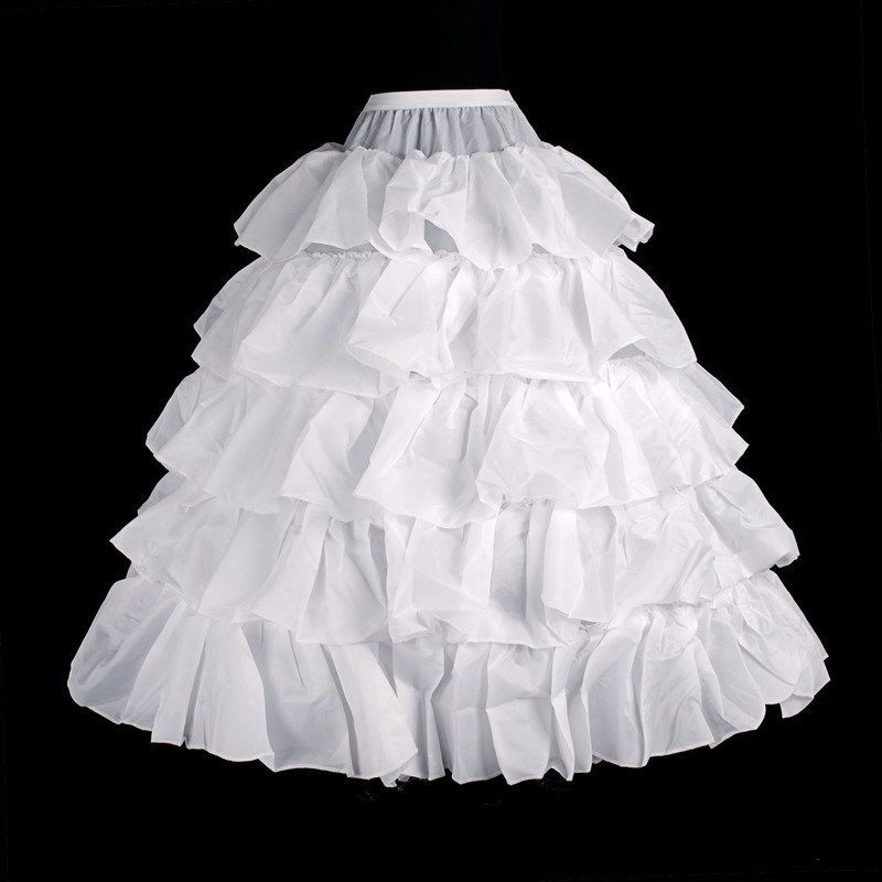 2019 Hot sale 4 Hoops Bridal Petticoats For Ball Gown Wedding Dress Crinoline Ruffles Underskirt White Wedding Accessories For Bride
2019 Hot sale 4 Hoops Bridal Petticoats For Ball Gown Wedding Dress Crinoline Ruffles Underskirt White Wedding Accessories For Bride