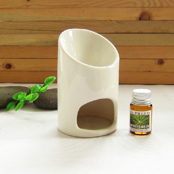 White Ceramic Aromatherapy Oil Burner Home Fragrance Lamps Diffusers Scented Deodorant Burner