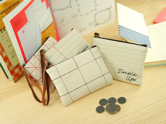 Promotion Linen <em>Men</em> And <em>Women</em> Coin Wallet