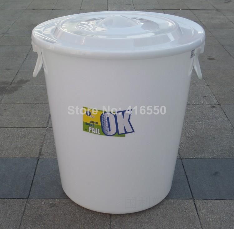 2017 Plastic Bucket With Cover Extra Large Water Tank Thickening Food