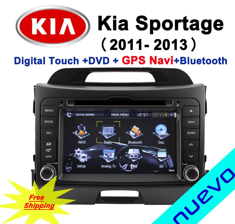  Kia Sportage Car Dvd Gps Navigation With Bluetooth Radio Ipod Usb