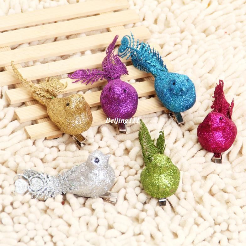 Beautifully Decorated Christmas Tree Bird With Clip 20pM248 Props Sale