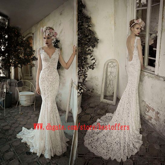 naked wedding dresses