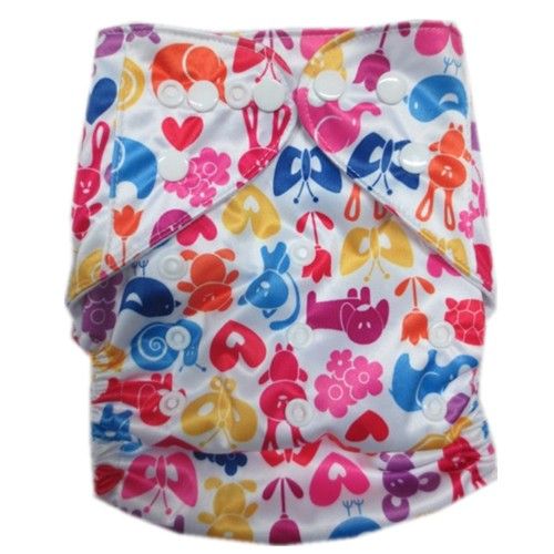 2016 New Arrival 5pcs Pack Pocket Washable Reusable Cloth Diaper nappies with Micofiber or Bamboo Inserts (Girl Boy Color)