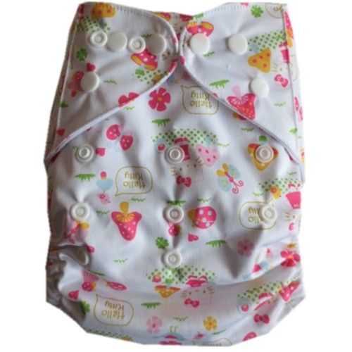 2016 New Arrival 5pcs Pack Pocket Washable Reusable Cloth Diaper nappies with Micofiber or Bamboo Inserts (Girl Boy Color)