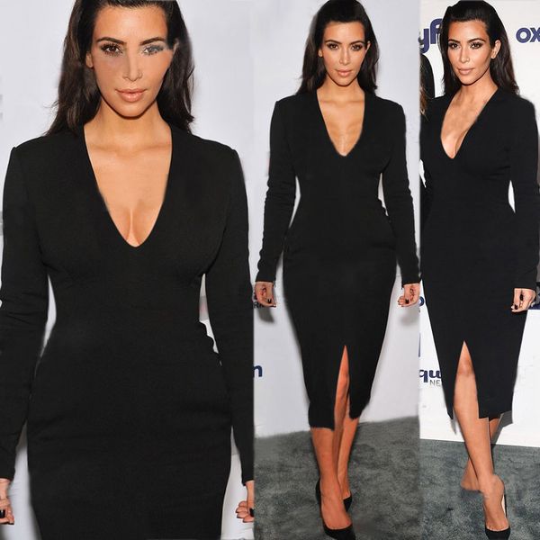 vestido kim kardashian midi
