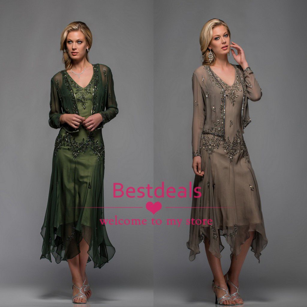 2015 scala tea length mother of the bride dresses with appliques ...