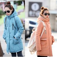 Women Regular Single Breasted Free Shipping Women's Down Coat Lady Jacket Hood Winter Clothes Black Best