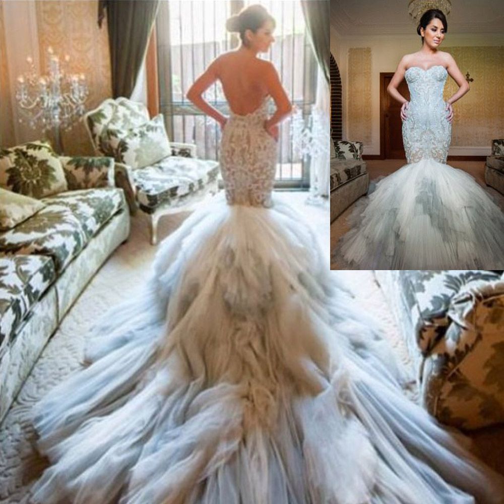 Designer Mermaid Wedding Dresses 2014