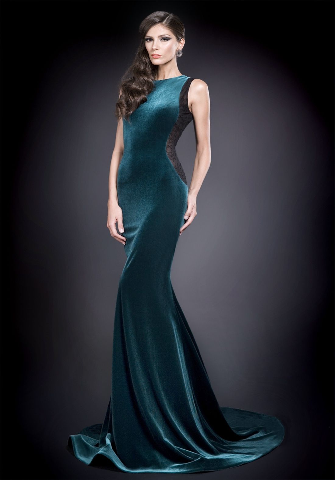 formal velvet gown