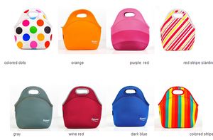 Moda öğle yemeği çantaları yalıtım neopren piknik su geçirmez soğutucu yalıtımlı çanta anne bebek çantası