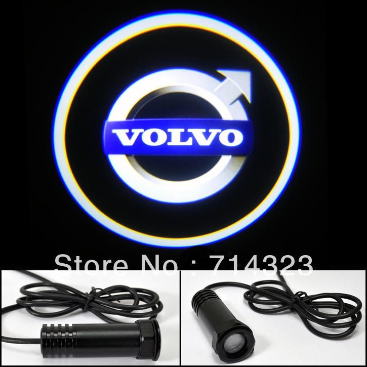Volvo Logo Car Led Emblem Light Door Step Ground Projecting