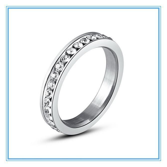 (10 pcs / lot ,can mix size) Womens Mens Wholesale Jewelry Lots Channel-set Zircon Silver 316L Stainless Steel CZ Wedding Rings
(10 pcs / lot ,can mix size) Womens Mens Wholesale Jewelry Lots Channel-set Zircon Silver 316L Stainless Steel CZ Wedding Rings