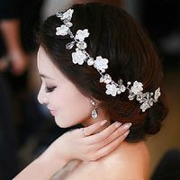 Affordable bridal hair wreaths