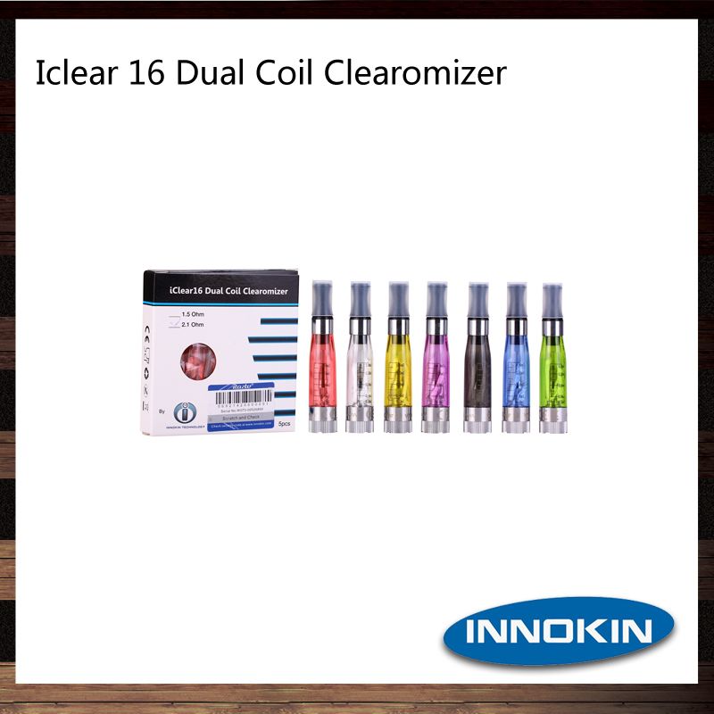 Innokin iClear 16 Clearomizer 1.6ml Rebuildable Dual Coil iClear 16 Atomizer 100% Original
Innokin iClear 16 Clearomizer 1.6ml Rebuildable Dual Coil iClear 16 Atomizer 100% Original