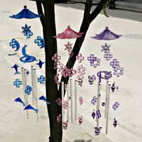 dolphin wind chime