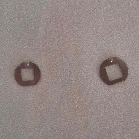 Wholesale- Scissors parts stainless steel washers 2 sizes 7*3mm 8*4mm