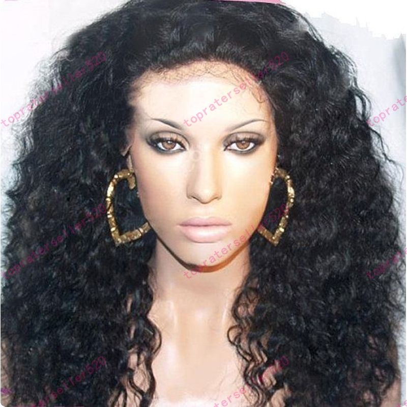 8in 24in 4 Caps _ Full Lace / Lace Front / Glueless Wig 100 Indian