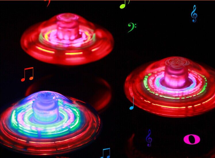 electronic spinning top toy