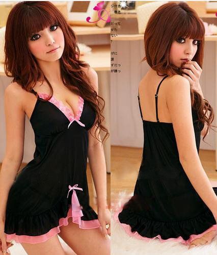 Sexy Black&Pink Lace Lingerie Sleepwear Dress+G-STRING Sexy Mini Drees Sleepwear,Underwear free size Sexy Lingerie W1213, White
Sexy Black&Pink Lace Lingerie Sleepwear Dress+G-STRING Sexy Mini Drees Sleepwear,Underwear free size Sexy Lingerie W1213, White