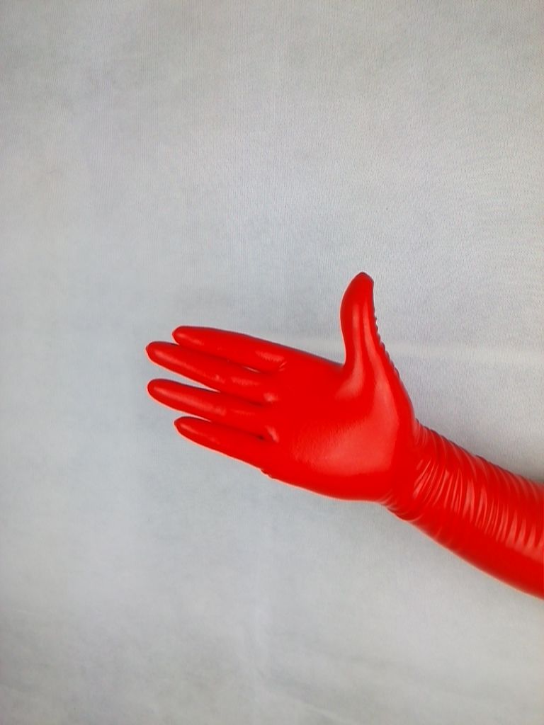 2017 Usps 100 Rubber Latex Gloves Rubber Gloves 5 Finger Gloves Red Gloves Latex Handwear Latex