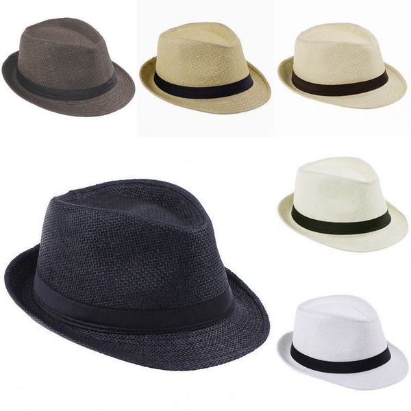 Мода Унисекс Trilby Гангстер Соломенная Шляпа Лето Пляж Шляпы Панама Sun Cap Шляпа Для Мужчин Женщин
Мода Унисекс Trilby Гангстер Соломенная Шляпа Лето Пляж Шляпы Панама Sun Cap Шляпа Для Мужчин Женщин