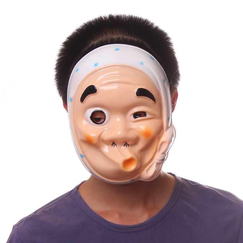 2017 2015 New Halloween Mask Japan Funny Faces Ugly Masquerade Party