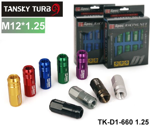 Tansky - D1SPEC RACING LUG NUTS P:1.25, L:52mm (Red Golden Purple Black Silver Blue Gray Green Bronzer) TK-D1-660 1.25
Tansky - D1SPEC RACING LUG NUTS P:1.25, L:52mm (Red Golden Purple Black Silver Blue Gray Green Bronzer) TK-D1-660 1.25