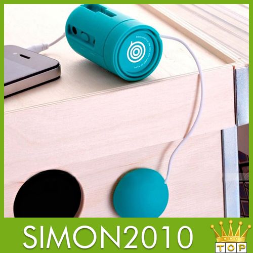 X Vibe Mini Portable Vibration Speaker Vibrating Music Player Multi