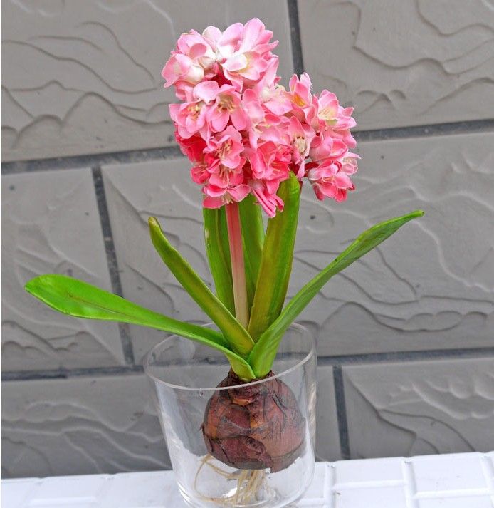 2017 Wholesale Flower Pots Planters Real Touch Flowers Fake Artificial