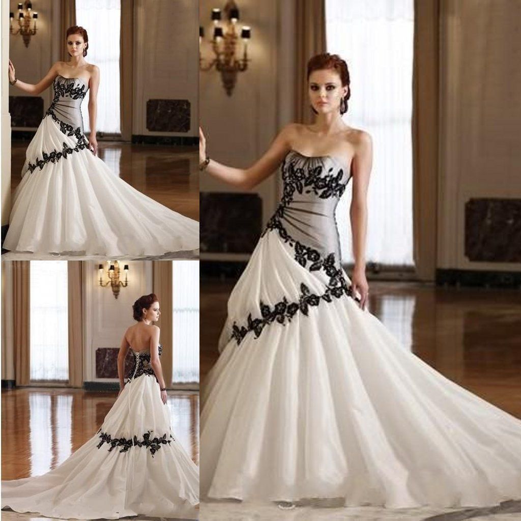 Black and white bridesmaid dresses cheap