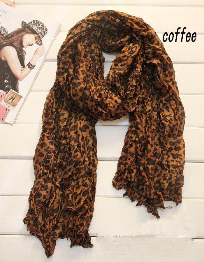 New HOT Fashion Animal Print Shawl Leopard grain ladies scarf Cotton Blends big size women scarves Free Shipping