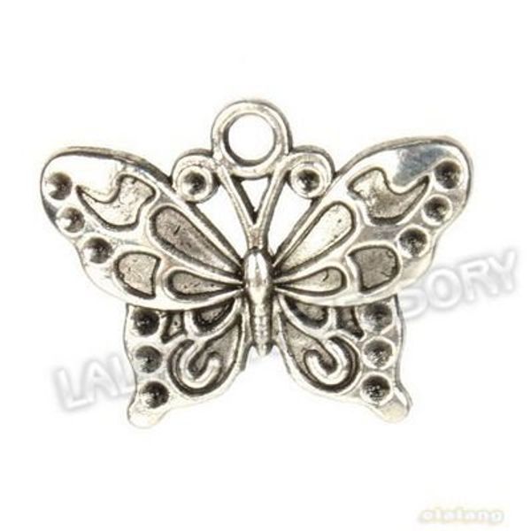 Wholesale-Wholesale Vintage 90pcs/lot Charms Butterfly Metal Zinc Alloy Antique Silver Tone Pendants 25*19*2mm 142412
Wholesale-Wholesale Vintage 90pcs/lot Charms Butterfly Metal Zinc Alloy Antique Silver Tone Pendants 25*19*2mm 142412