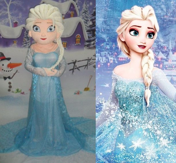 Hot Sale Elsa Mascot Costume Frozen Costume Elsa Mascot Costume From Frozen Moulin Rouge