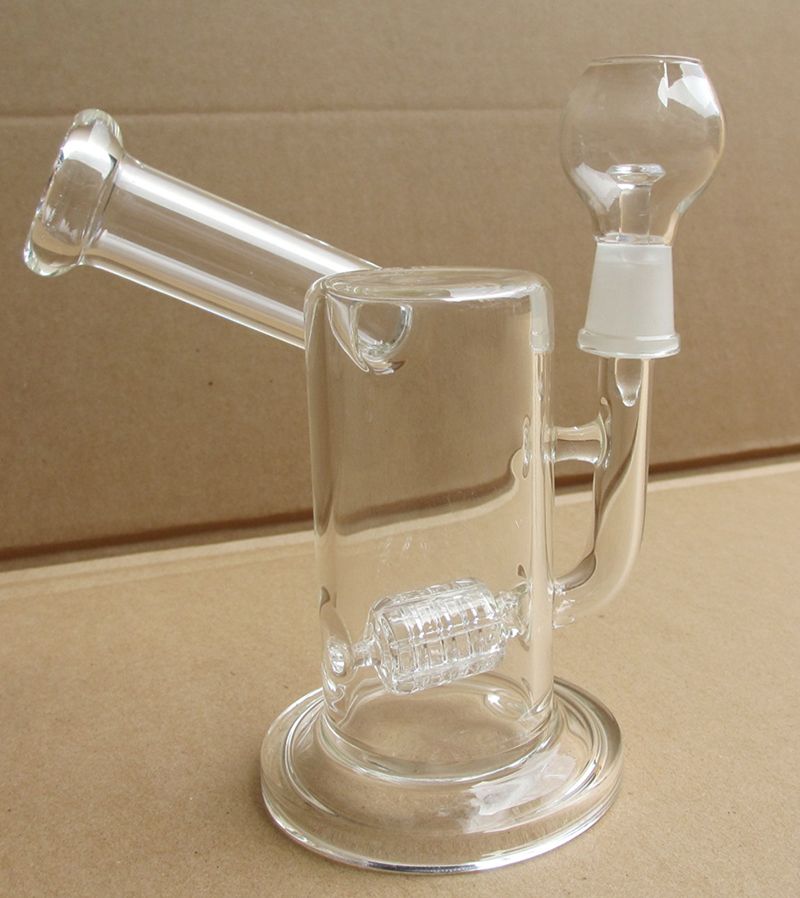 2017 15cm Height Glass Pipes Base Water Percolates Galss Smoking Bongs