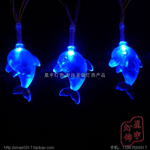 Lighting Dolphin Bay Children S Room Xingyu Birthday Wedding Christmas String Lights Led Battery ...