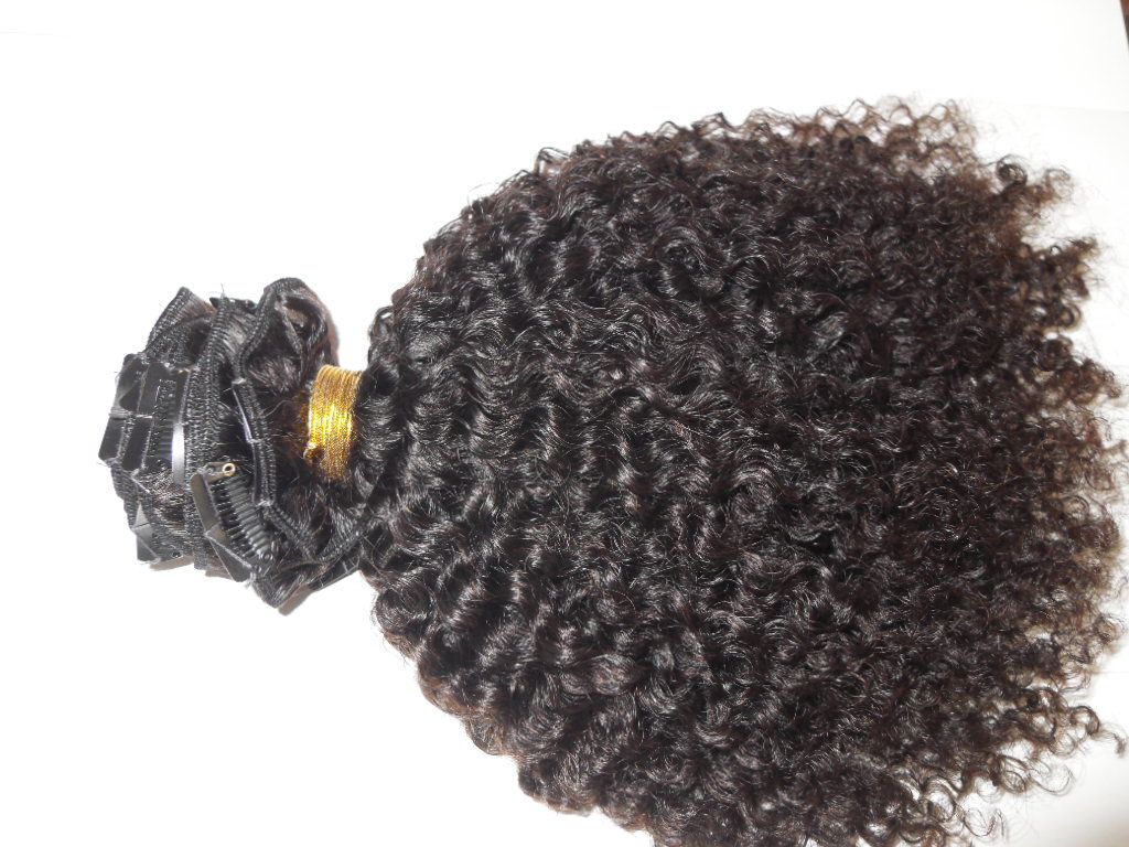 brazilian human hair extensions afro kinky curly clip in weaves dark brown color 9 pcs one bundle, Natural black color
brazilian human hair extensions afro kinky curly clip in weaves dark brown color 9 pcs one bundle, Natural black color