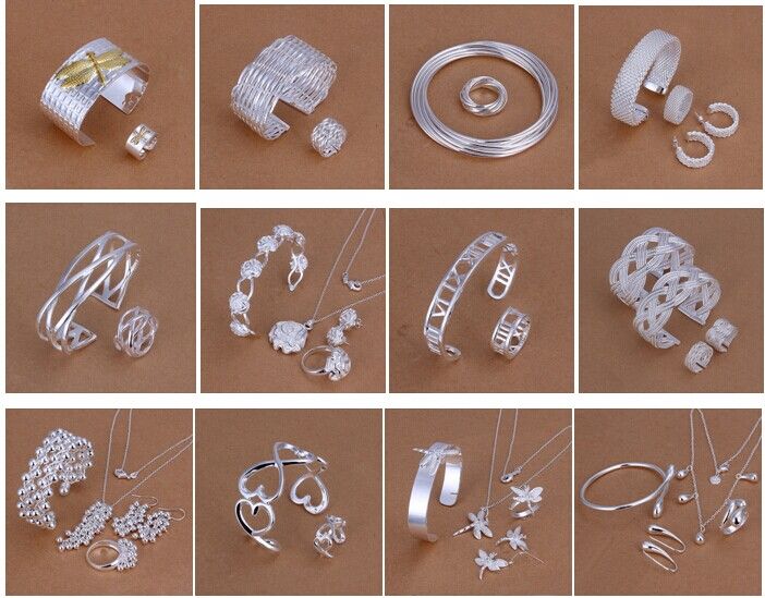 Free Shipping with tracking number Best Most Hot sell Women's Delicate Gift Jewelry 925 Silver Plated Mix Jewelry Set 12 Set 1036, Mixed colors
Free Shipping with tracking number Best Most Hot sell Women's Delicate Gift Jewelry 925 Silver Plated Mix Jewelry Set 12 Set 1036, Mixed colors