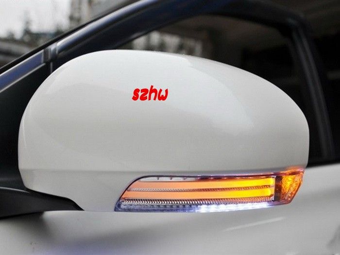 2017 Led Rear View Mirror Lights With Cover; Turn Signals, Drl For