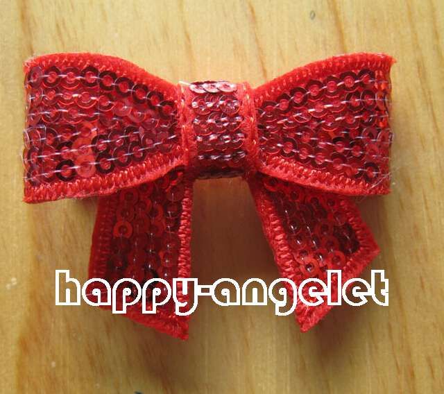 Girls Hair Accessories Kids 2" Shinning sequins Bows Flowers Clips Baby headband Headwear Bow Hairpin Photo Props 60pcs HD3228