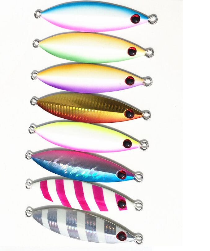Fishing Lures Wholesale Glow 100g Sizzling New Ocean Trolling Lead Bait Fish Sea Shore Cast Iron