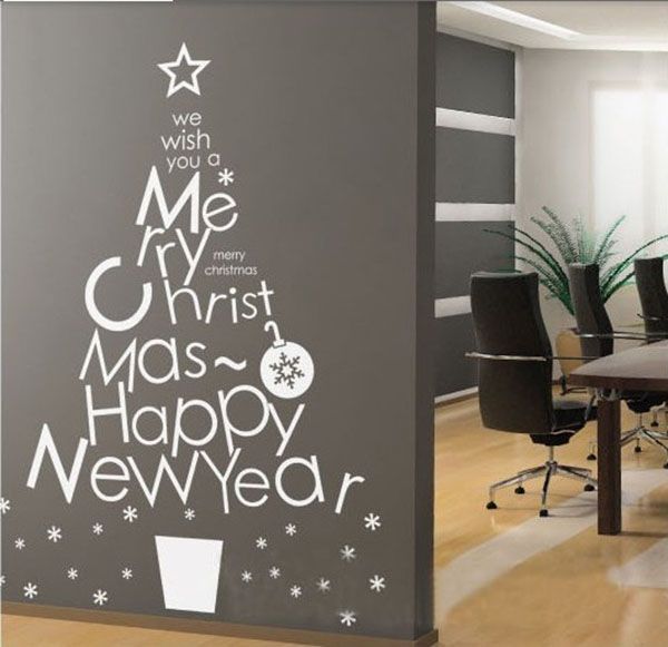 free dhl window wall sticker art fashion merry christmas tree home free dhl window wall sticker art fashion merry christmas tree home