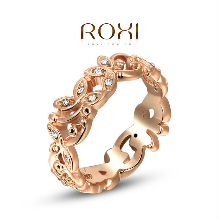 Exquisite rose-golden fresh buds rings,factory price,fashion jewelry,high quality,newest arrival,Christmas gift