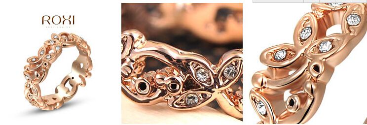 Exquisite rose-golden fresh buds rings,factory price,fashion jewelry,high quality,newest arrival,Christmas gift
