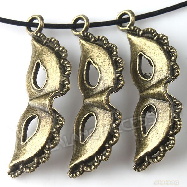 wholesale-christmas mask 180pcs/lot fashion bronze mask charms zinc alloy pendants fit jewelry making 30*12*3mm140934, Bronze;silver
wholesale-christmas mask 180pcs/lot fashion bronze mask charms zinc alloy pendants fit jewelry making 30*12*3mm140934, Bronze;silver