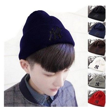 Hat beanie  More Skull couples Hats hats  Caps Wool 6 Ski for Couples Thickened Beanie Cap