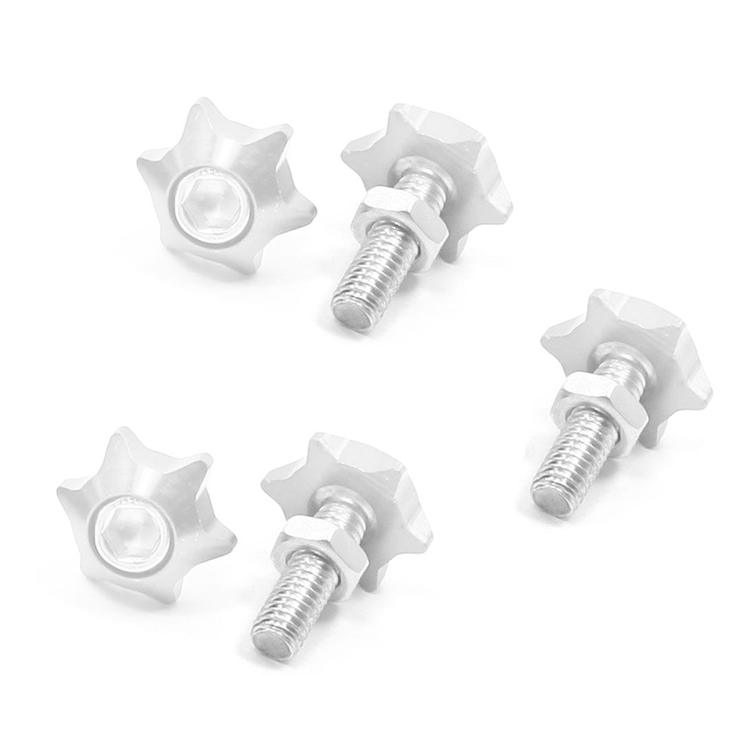 Best Silver Tone Hex Nut License Plate Bolts Screws Ornament For Car Auto Under 4.17