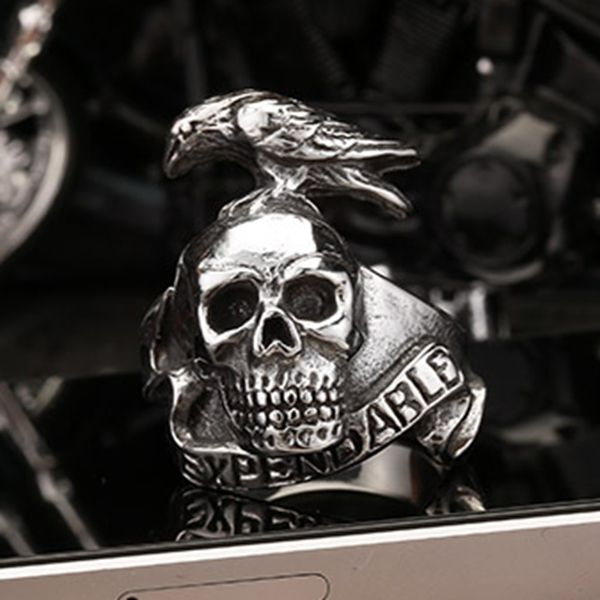 Rings For Men New 316L Stainless Steel Rings "The Expendables" Rings Cool Men's Skull Ring High Quality Jewelry
Rings For Men New 316L Stainless Steel Rings "The Expendables" Rings Cool Men's Skull Ring High Quality Jewelry