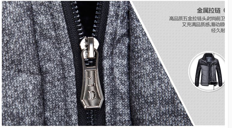 Wholesale-Fashion stand collar 2015 winter plus thick velvet coat mens new arrival brand splice leather slim outdoors casual jacket man